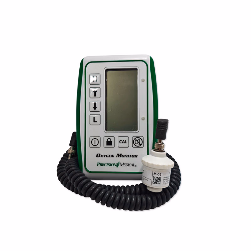 Re-certified Oxygen Monitor - Precision Medical PM5900, with New O2 Sensor 1 Set/Box SKU: PM5900-C