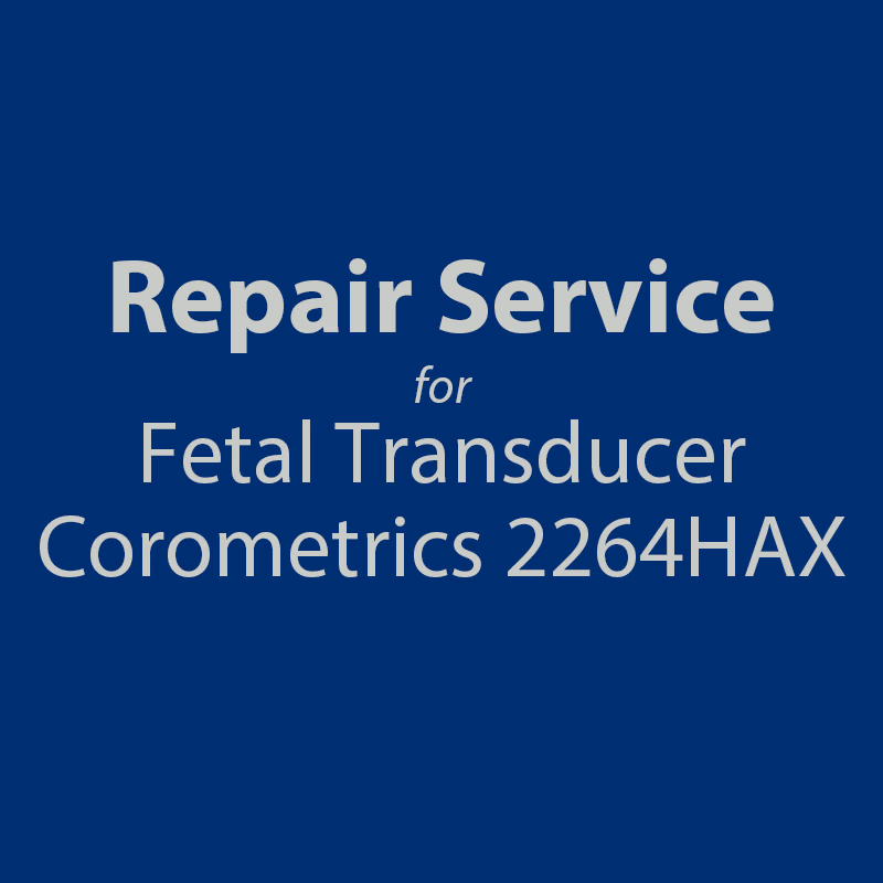 Repair service for Fetal Transducers GE Healthcare 2264HAX Repair with brand new replacement parts and calibrated. SKU: R3001