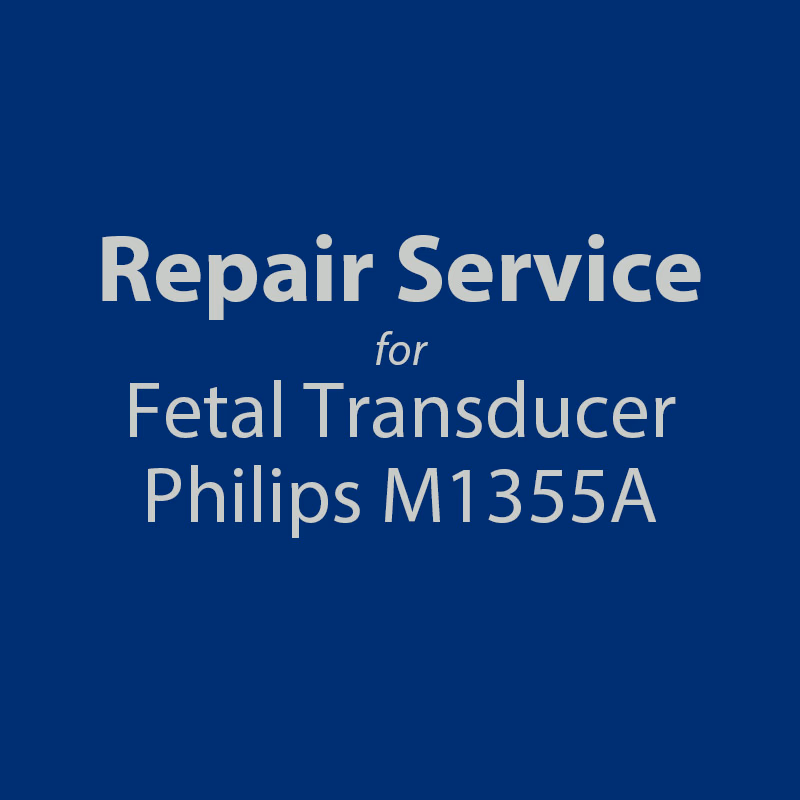 Repair service for Fetal Transducers - Philips M1355A Repair with brand new replacement parts and calibrated. SKU: R3101