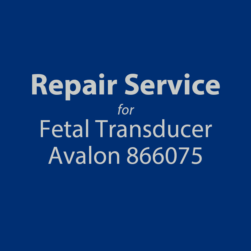 Repair service for Fetal Transducers Philips 866075 Repair with brand new replacement parts and calibrated. SKU: R3301