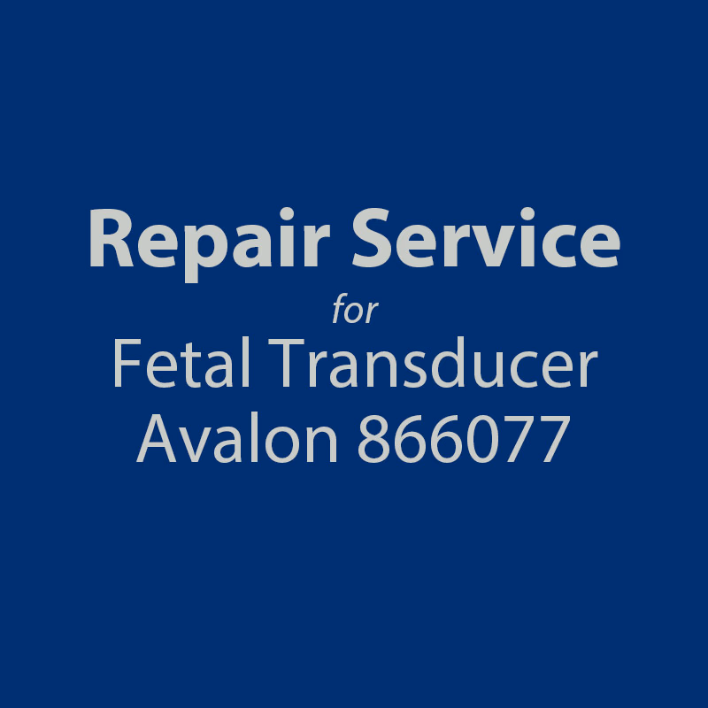 Repair service for Fetal Transducers Philips 866077 Repair with brand new replacement parts and calibrated. SKU: R3303