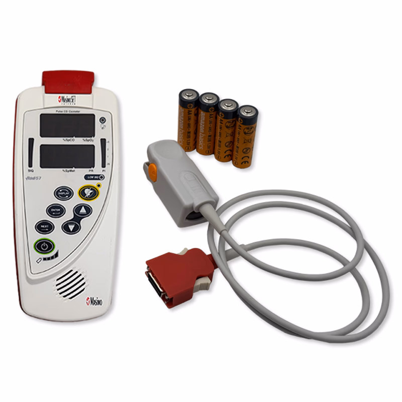 Refurbished Pulse CO-Oximeter with New Accessory - Masimo Rad-57 with new compatible finger clip sensor(no SpHb®,SpMet,SpCO®,SpOC™ technology) SKU: Rad-57-R-01