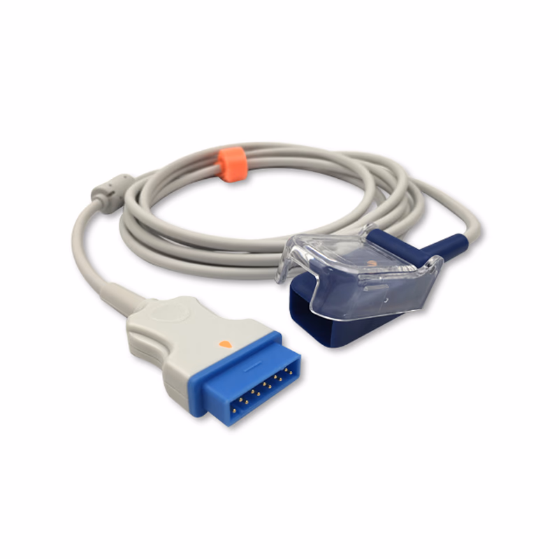 Compatible SpO2 Adapter Cable 3.0m (comparable to GE Healthcare 2021406-001, used with Nellcor OxiMax Sensors) Reusable SKU: SA-015X-30