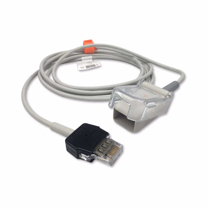 Compatible SpO2 Adapter Cable 2.4m (comparable to Mediaid POX055-620S, used with Nellcor Oxismart Sensors) Reusable SKU: SA-091-24