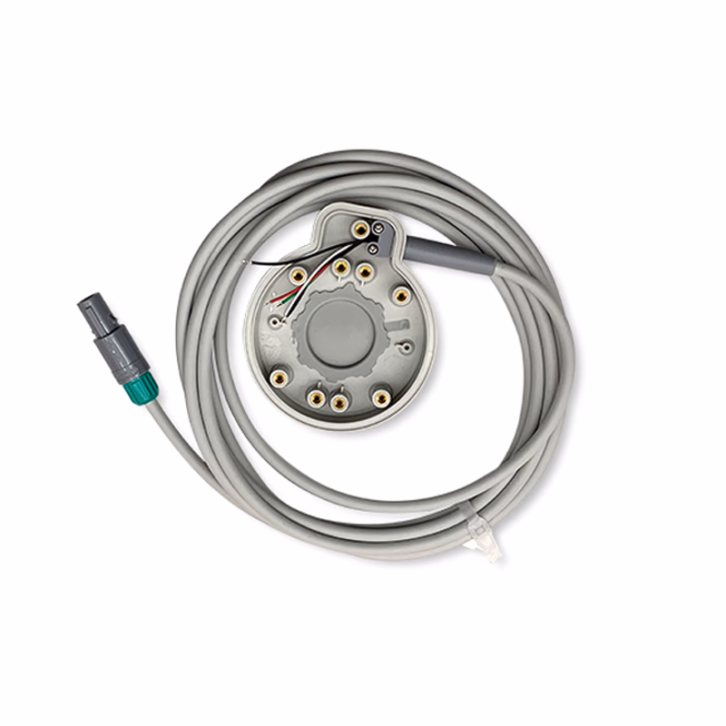Compatible Bottom Case with Cable Assembly (comparable to Edan, used for MS3-31527(B),02 01 210259 ) 1 kit/bag SKU: SP-FTC-ED01-WS