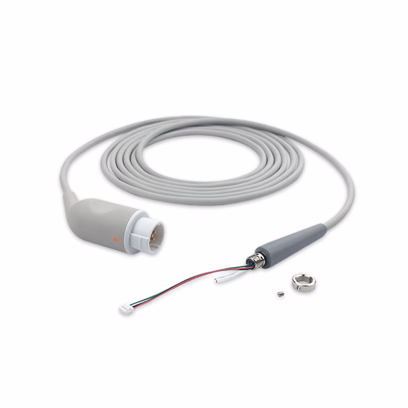 Compatible TOCO Cable Assembly with Screw & Knob, 3.0m (comparable to GE Healthcare, used for 2264HAX/2264LAX ) 1 kit/bag SKU: SP-FTC-GE01