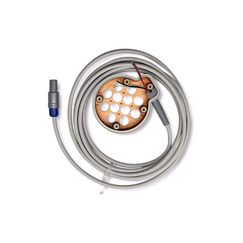 Compatible Bottom Case with Cable Assembly  (comparable to Edan, used for MS3-109301(D),02 01 210256 ) 1 kit/bag SKU: SP-FUS-ED01-WS