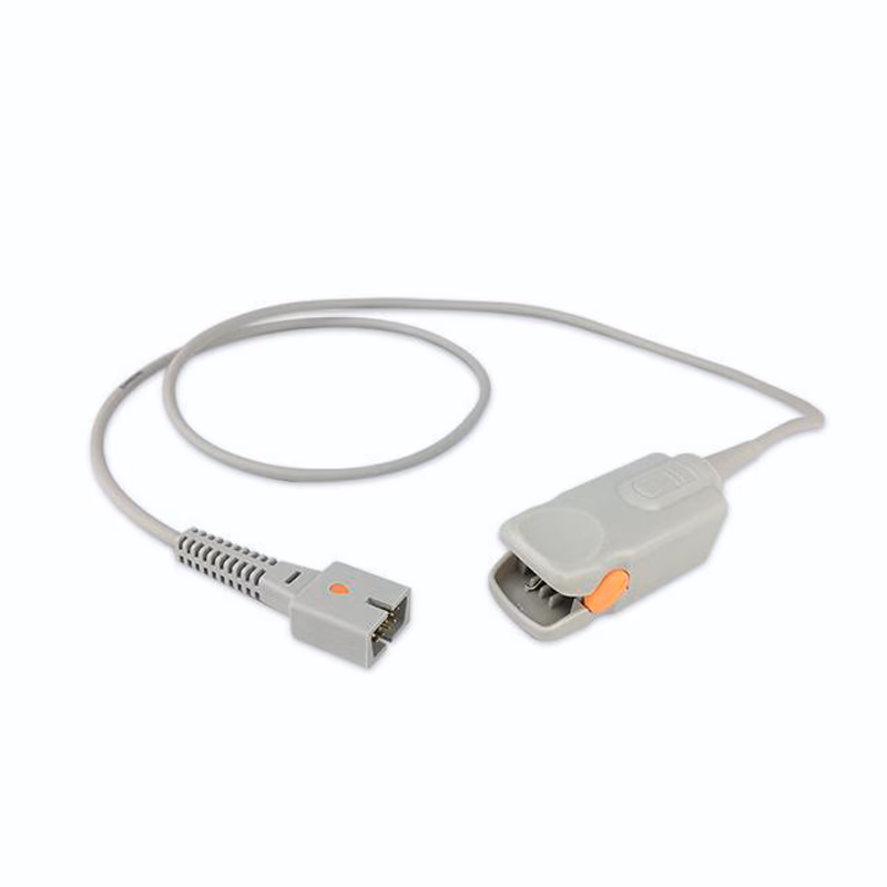Compatible Adult Finger Clip SpO2 Sensor 1.0m (comparable to Nellcor DS100A (non-Oximax), Technology: Oxismart) Reusable SKU: SS-001-AF10