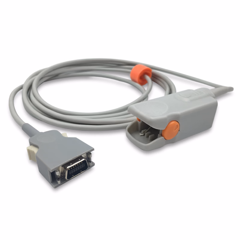 Compatible Adult Finger Clip SpO2 Sensor 3.0m (for use with Nellcor, Technology: Oxismart) Reusable SKU: SS-002-AF30