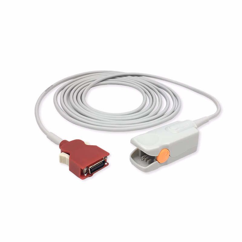 Compatible Adult Hard shell SpO2 Sensor 3.0m (comparable to Masimo 2054 (DCI-dc10), Technology: SET) Reusable SKU: SS-009RB-AF30