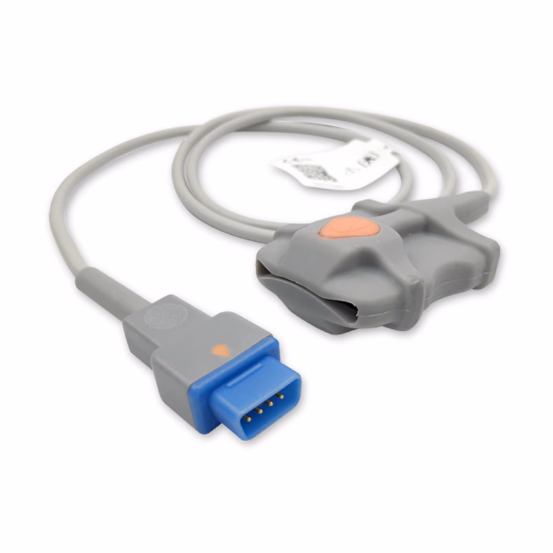 Compatible Adult Soft Tip SpO2 Sensor 1.0m (comparable to GE Healthcare TS-SA-D, Technology: Trusignal) Reusable SKU: SS-018-AS10