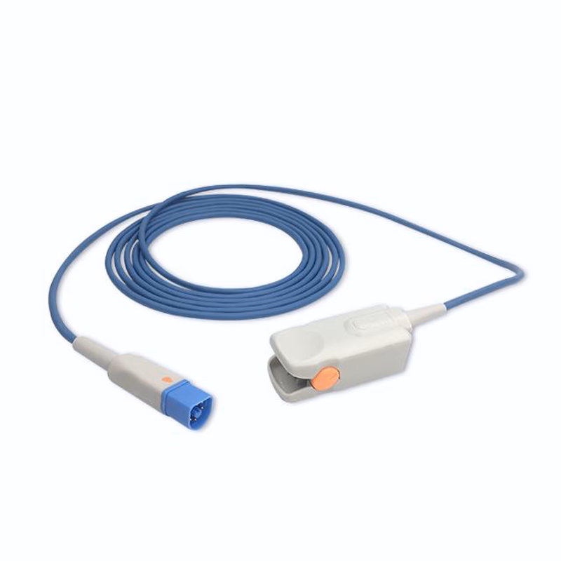 Compatible Adult Hard shell SpO2 Sensor 3.0m (comparable to Philips M1196AL, Technology: Fast) Reusable SKU: SS-024-AF30