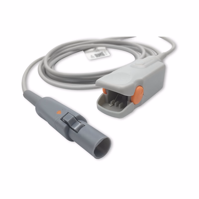 Compatible Adult Finger Clip SpO2 Sensor 3.0m (comparable to Dixtal DX-1NC01-0, Technology: Novametrix) Reusable SKU: SS-035-AF30