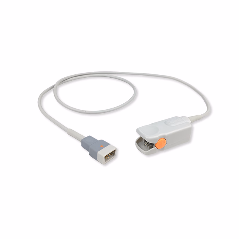 Compatible Adult Finger Clip SpO2 Sensor 1.0m (Technology: Nonin) Reusable SKU: SS-040-AF10