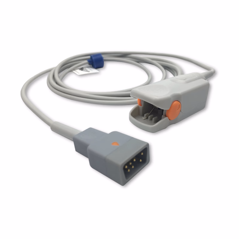 Compatible Adult Finger Clip SpO2 Sensor 3.0m (comparable to Nonin 8000AA-3) Reusable SKU: SS-040-AF30