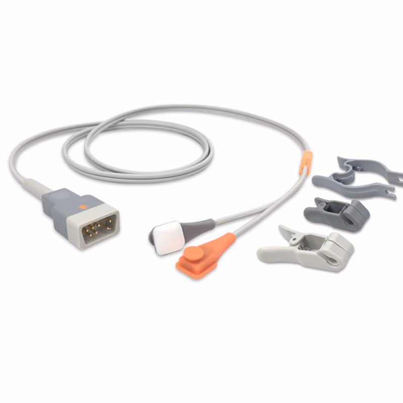 Compatible Vet Multi-Y SpO2 Sensor 1.0m (Technology: Nonin) with L, M and S clips SKU: SS-040-VT10