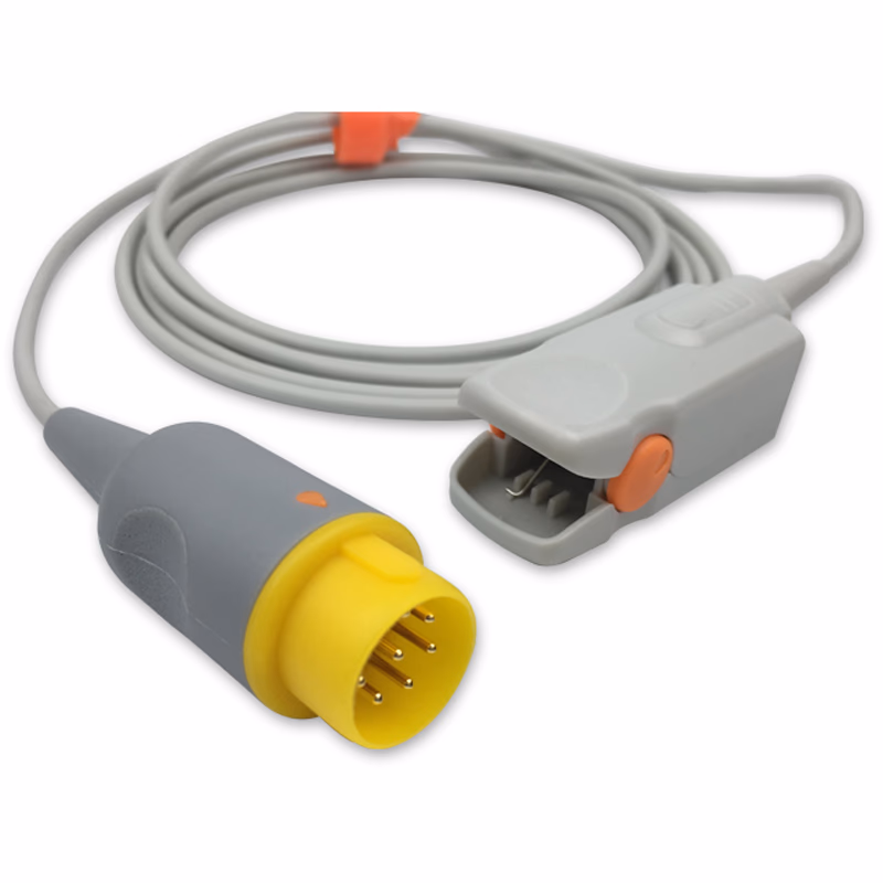 Compatible Adult Finger Clip SpO2 Sensor 3.0m (for use with MEK, Technology: Nellcor Oxismart) Reusable SKU: SS-080-AF30