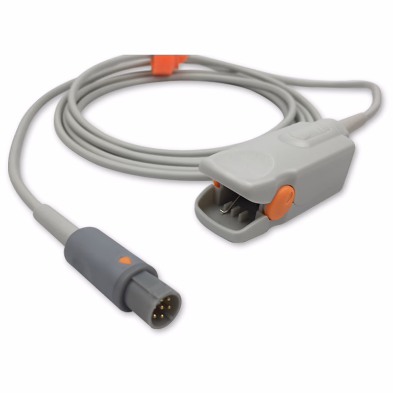 Compatible Adult Finger Clip SpO2 Sensor 3.0m (for use with Welch Allyn, Technology: Nellcor OxiMax) Reusable SKU: SS-106XC-AF30