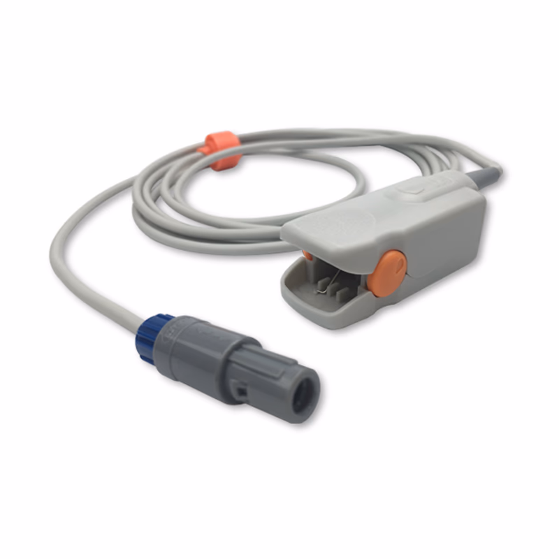 Compatible Adult Finger Clip SpO2 Sensor 3.0m (for use with General Meditech, Technology: Digital) Reusable SKU: SS-117D-AF30