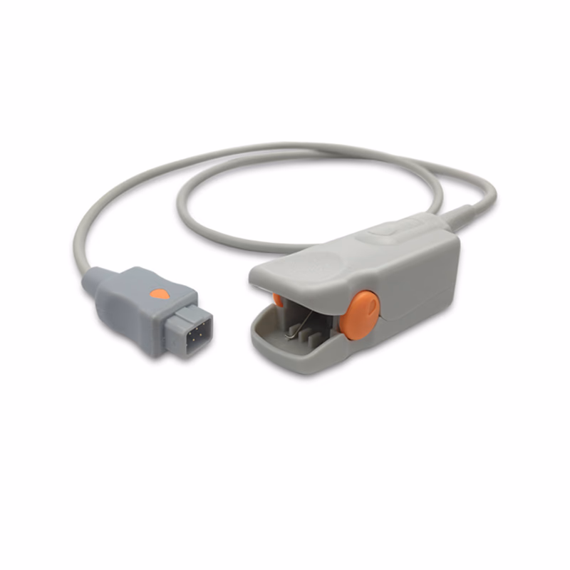 Compatible Adult Finger Clip SpO2 Sensor 0.3m (comparable to Konica SR-5C) Reusable SKU: SS-126-AF03