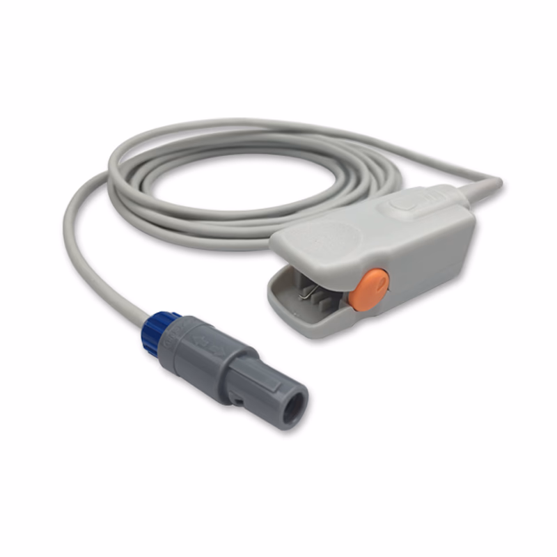 Compatible Adult Finger Clip SpO2 Sensor 3.0m (for use with 3F, Technology: Nellcor Oxismart) Reusable SKU: SS-142-AF30