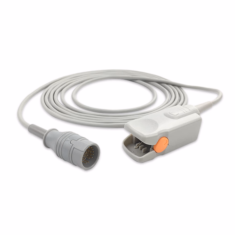 Compatible Adult Finger Clip SpO2 Sensor 3.0m (for use with Masimo, Technology: SET) Reusable SKU: SS-162RB-AF30