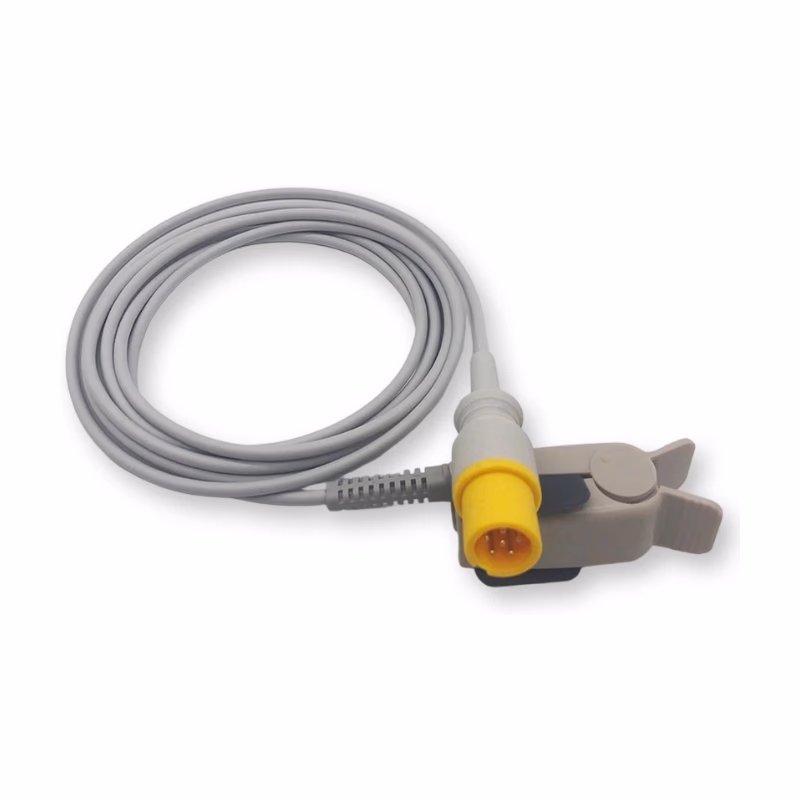 Compatible Adult Finger Clip SpO2 Sensor 3.0m (comparable to Contec 2.3.08.00061) Reusable SKU: SS-178-AF30