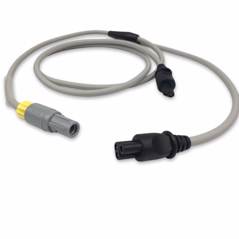 Compatible Heater Wire Adapter (comparable to Fisher & Paykel 900MR805) for RT-Series dual heated breathing circuits, 0.9mMR850, HC550 humidifier SKU: TAF-FP01-09
