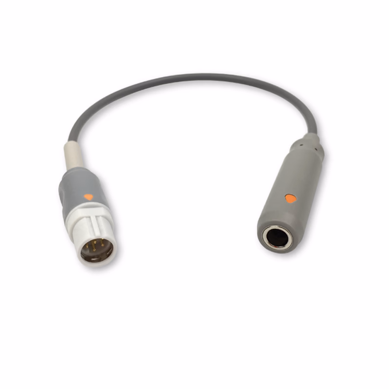 Compatible Temperature Adapter Cable 0.3m (for use with Draeger, used with: 400 Series Probe) Reusable SKU: TA-DG-AD03
