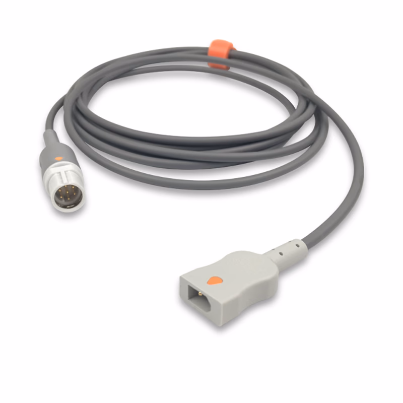 Compatible Temperature Adapter Cable 3.0m (comparable to Draeger 11-CA-407-04, used with: 400 Series Probe) Reusable SKU: TA-DG-YSI30