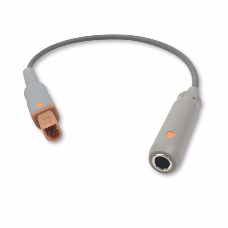 Compatible Temperature Adapter Cable 0.3m (for use with Mindray, used with: 400 Series Probe) Reusable SKU: TA-MRB-AD03