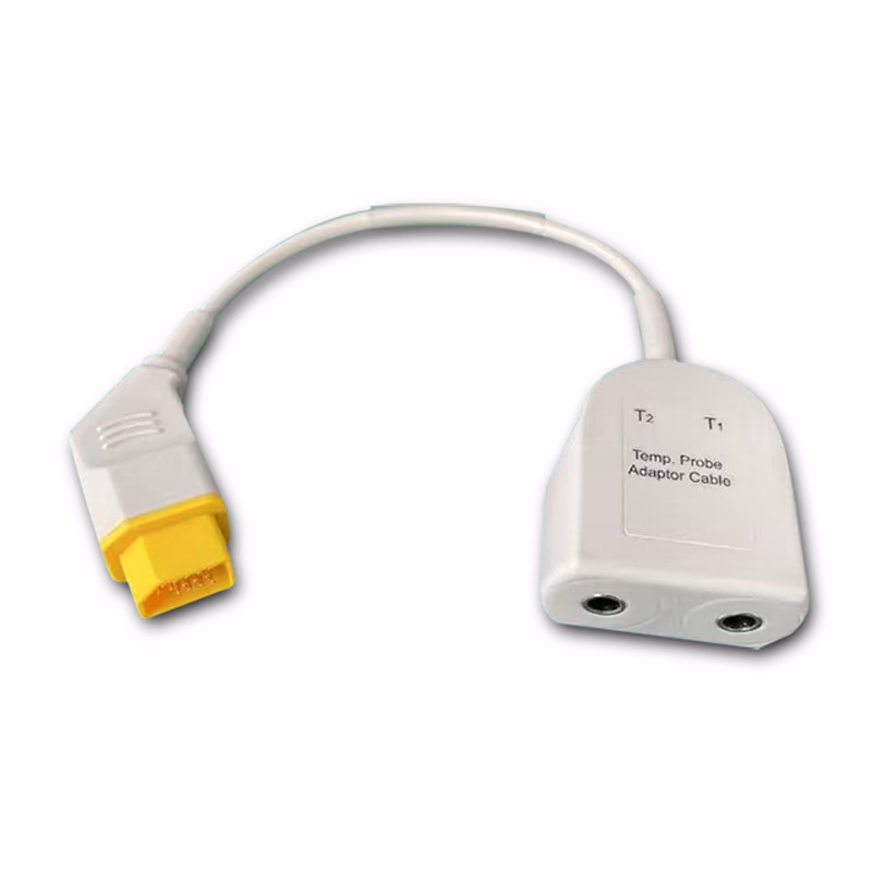 Compatible 2-Channel Temperature Adapter Cable 0.3m (comparable to Nihon Kohden JT-900P, used with: 400 Series Probe) Reusable SKU: TA-NK-2AD03