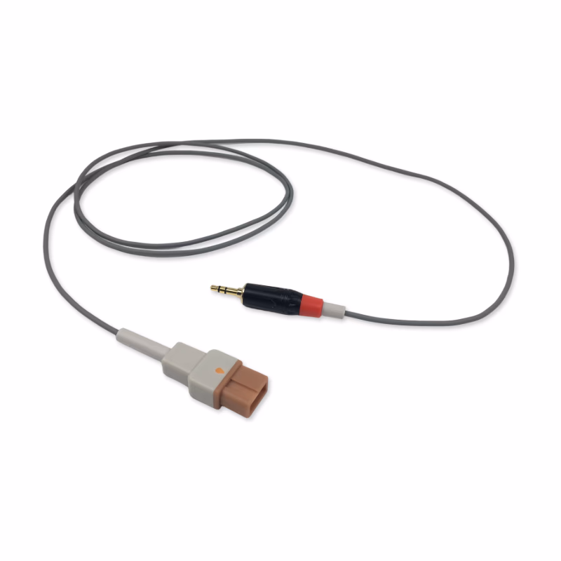 Compatible Simulator Temperature Adapter Cable, 1.5m (comparable to: Spacelabs, use with Pronk Technologies) Reusable, 1 Pc / Bag SKU: TA-SL-T15