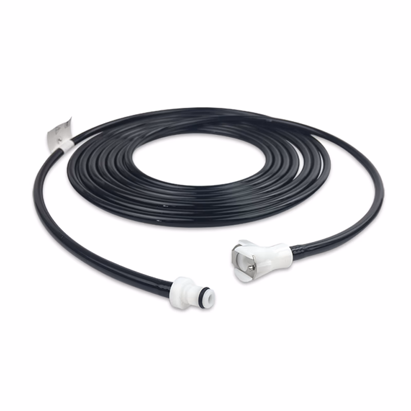 Tourniquet Hose Single Tube Black with PLC Connector Straight Tubing,4.0m  SKU: TH-BKS40-48-12