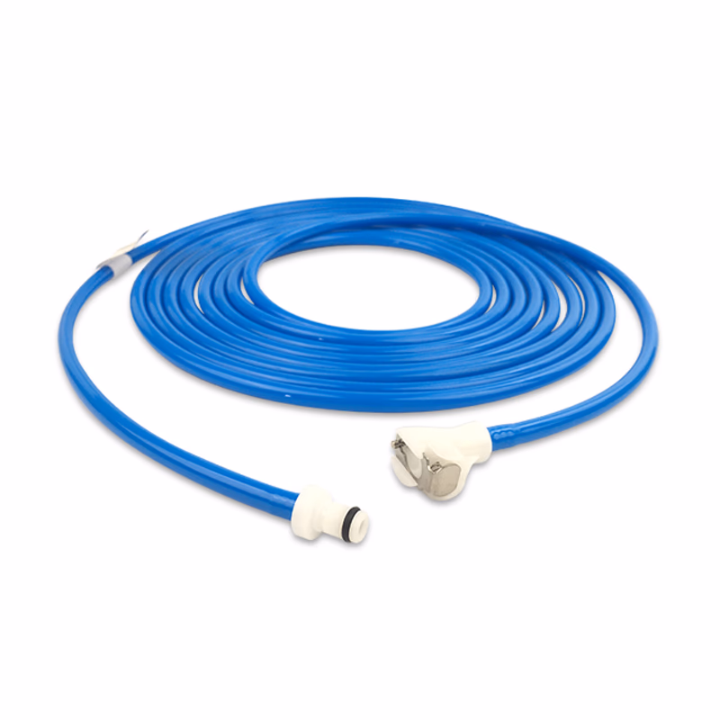 Tourniquet Hose Single Tube Blue with PLC Connector Straight Tubing,4.5m  SKU: TH-BS45-48-12