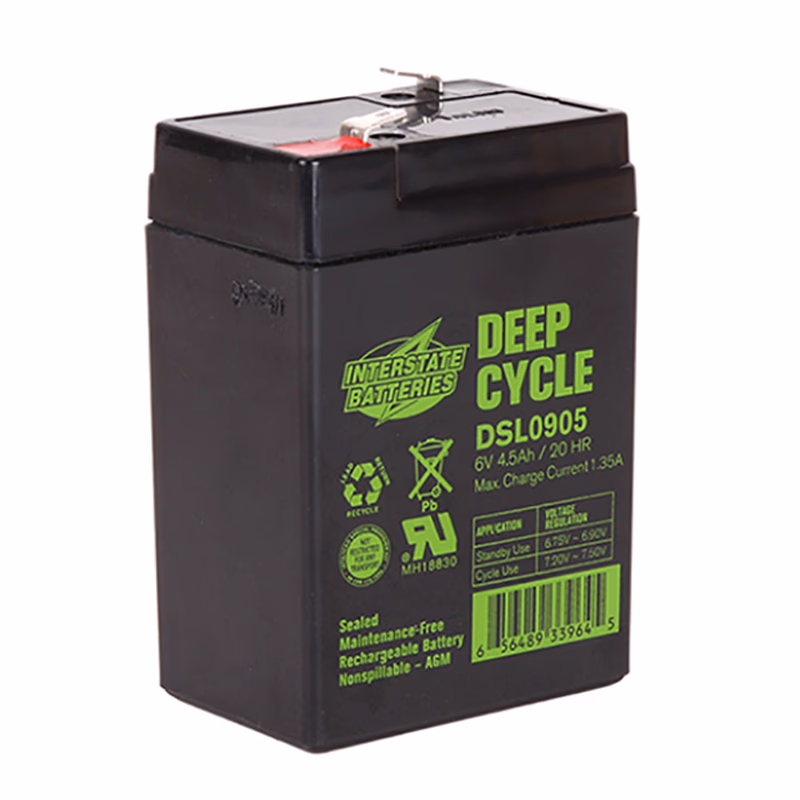 Compatible Sealed Lead Acid Battery, 6V, 4500mAh (comparable to Hospira 840-95066-002) for Hospira Plum A, Plum A+ Infusion Pump SKU: TNC-BA059