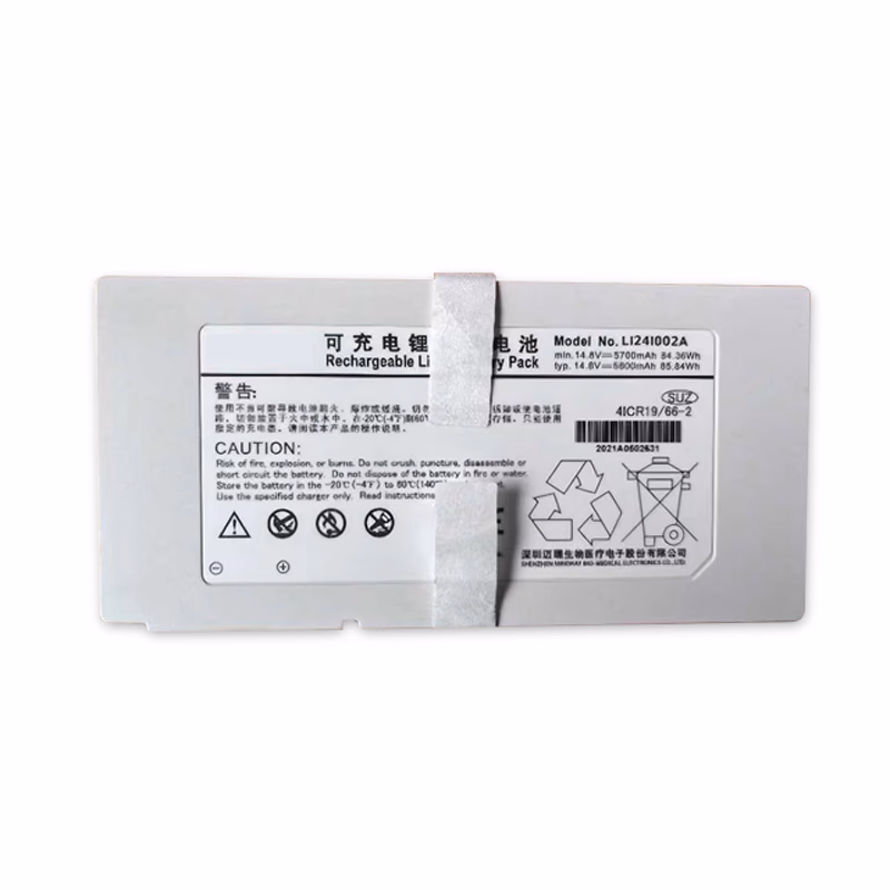 Compatible Li-ion Battery, 14.8V, 5800mAh (comparable to Mindray LI24I002A) for Mindray SV300, SV350, SV600, SV650, SV800, SV850, M9, M8, TE7 SKU: TNC-BA085