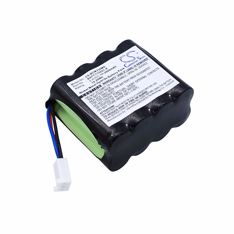 Compatible Ni-MH Battery, 9.6V, 2000mAh (comparable to Smiths Medical BATT/110221-K) for BCI 20600A1 8200 Capnocheck CO2 Monitor, 3303 Hand Held Pulse Oximeter SKU: TNC-BA107