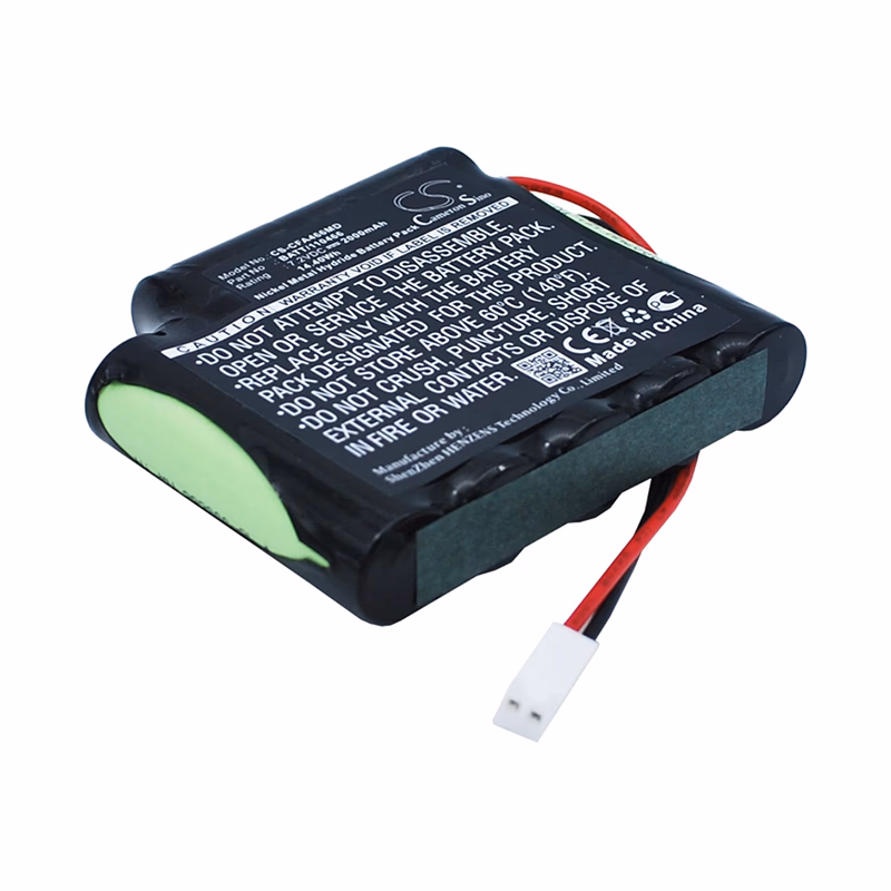 Compatible Ni-MH Battery, 7.2V, 2000mAh (comparable to Cefar 120466) for Stimulator Musculaire Myo, Cefar Myo 4 Max, Globus Elite 4, Genesy 3000, 500, 2650 SKU: TNC-BA135