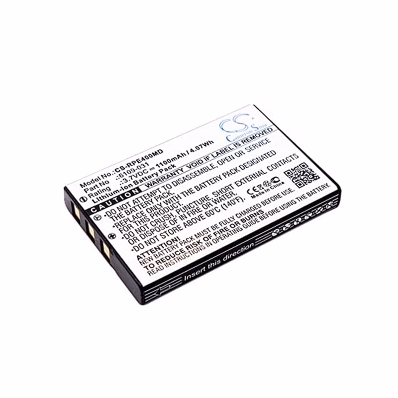 Compatible Li-ion Battery, 3.7V, 1100mAh (comparable to MettlerToledo E4-BATT) for MettlerToledo E4 XLS+, Rainin E4 pipette, Rainin E4 XLS+ SKU: TNC-BA141