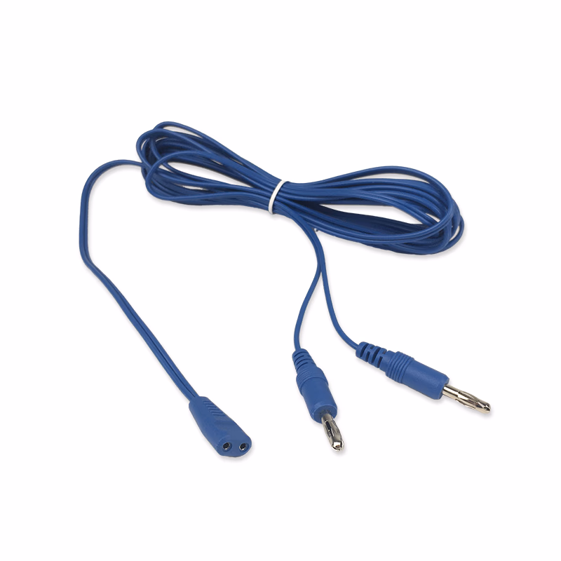 Compatible Disposable Bipolar Forceps Cable (comparable to Valleylab E0509) 3.0M, 4mm banana Plug, Non-sterile SKU: TNC-DFC02