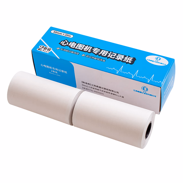 Replacement-Recording Paper 80mm*20m(∅12) used for ECG Machines EDAN SE-3 Zoncare1203, Comen CM300, Mindray DECG-03A, GE MAC-C3 SKU: TNC-ED-PA003