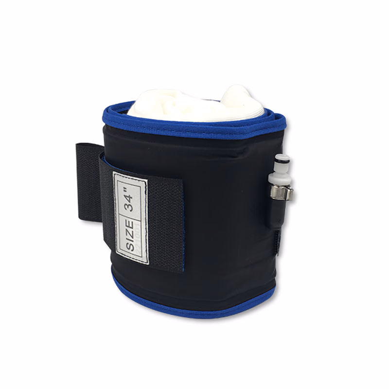 Cylindrical Tourniquet Cuff Single Port/Single Bladder 34" x 4" Blue Reusable, TPU, with Quick Connector, with Limb Protection Sleeve, Non-Sterile, 1 Pc / Bag SKU: TNC-GPS-CTC-013