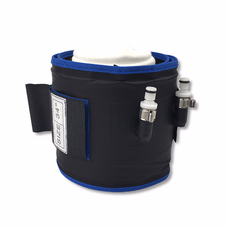 Cylindrical Tourniquet Cuff Dual Port/Single Bladder 34" x 4" Blue Reusable, TPU, with Quick Connector, with Limb Protection Sleeve, Non-Sterile, 1 Pc / Bag SKU: TNC-GPS-CTC-014