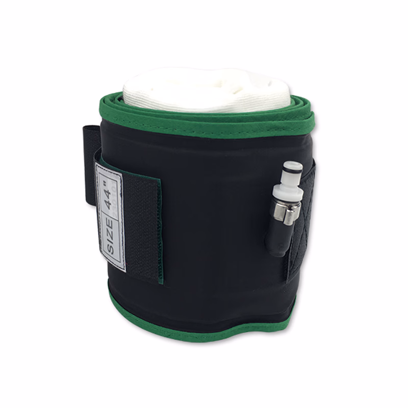 Cylindrical Tourniquet Cuff Single Port/Single Bladder 44" x 4" Green Reusable, TPU, with Quick Connector, with Limb Protection Sleeve, Non-Sterile, 1 Pc / Bag SKU: TNC-GPS-CTC-015