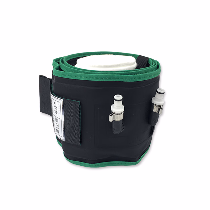 Cylindrical Tourniquet Cuff Dual Port/Single Bladder 44" x 4" Green Reusable, TPU, with Quick Connector, with Limb Protection Sleeve, Non-Sterile, 1 Pc / Bag SKU: TNC-GPS-CTC-016