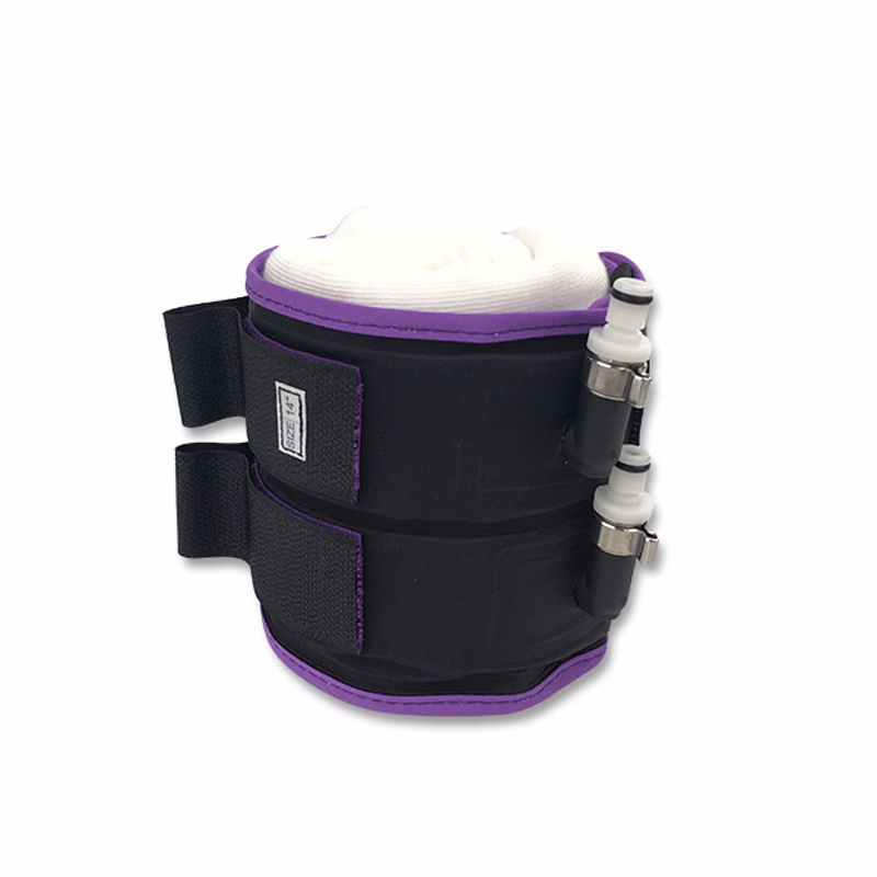 Cylindrical Tourniquet Cuff Dual Port/Dual Bladder 14" x 4" Purple Reusable, TPU, with Quick Connector, with Limb Protection Sleeve, Non-Sterile, 1 Pc / Bag SKU: 70-3610