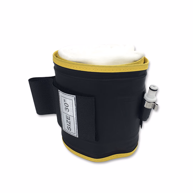 Contour Tourniquet Cuff Single Port/Single Bladder 30"X4.1", Lower Leg Cuff, Limb Size 23-53.5cm (9-21") Yellow Reusable, TPU, with Quick Connector, with Limb Protection Sleeve, Non-Sterile, 1 Pc / Bag SKU: 500-7610