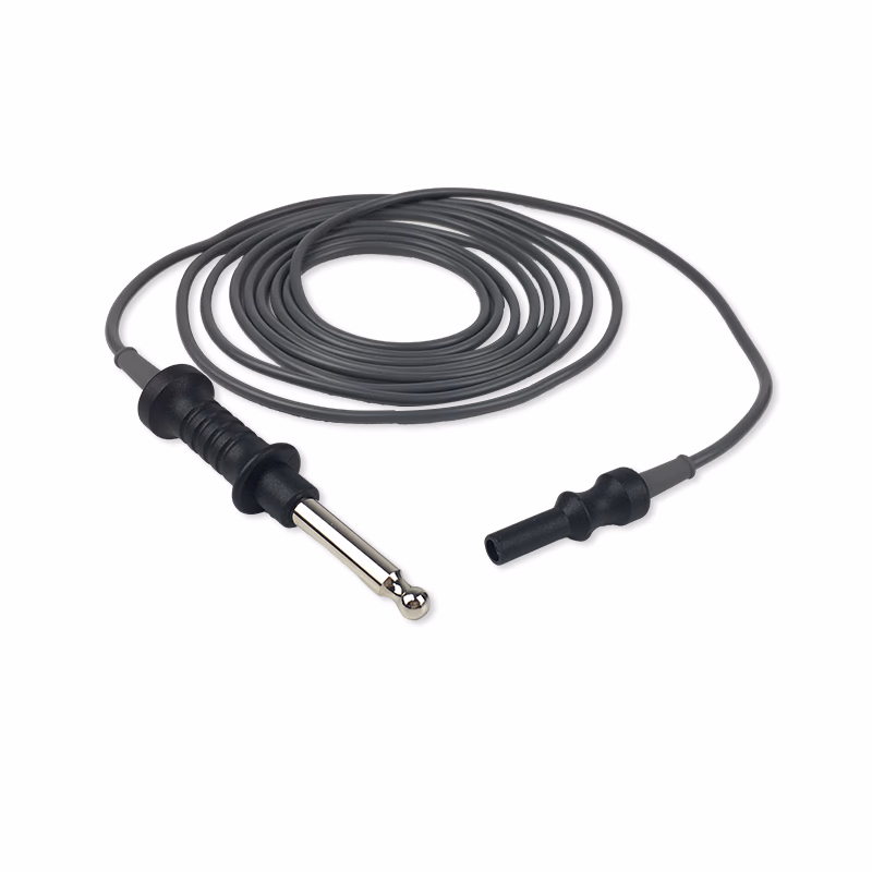 Compatible Storz 26006M Unipolar High Frequency Cord Cable BOVIE 8MM to 4MM 3M Unipolar, BOVIE 8MM to 4MM, 3M SKU: TNC-HFC01