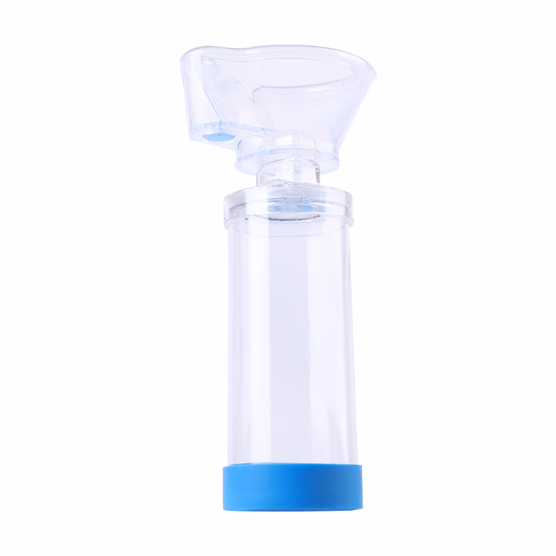 Blue Standerd Handheld Inhaler Spacer with Mask for Adult 175ML,anti-static, Blue, for Adult SKU: TNC-HSA